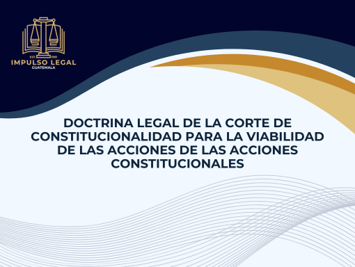 Doctrina Legal de la Corte de Constitucionalidad para la Viabilidad de las Acciones de las Acciones Constitucionales